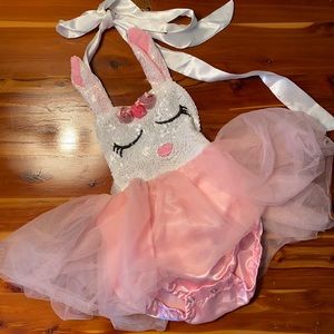 Girls size 70 Bunny Dress Onesie